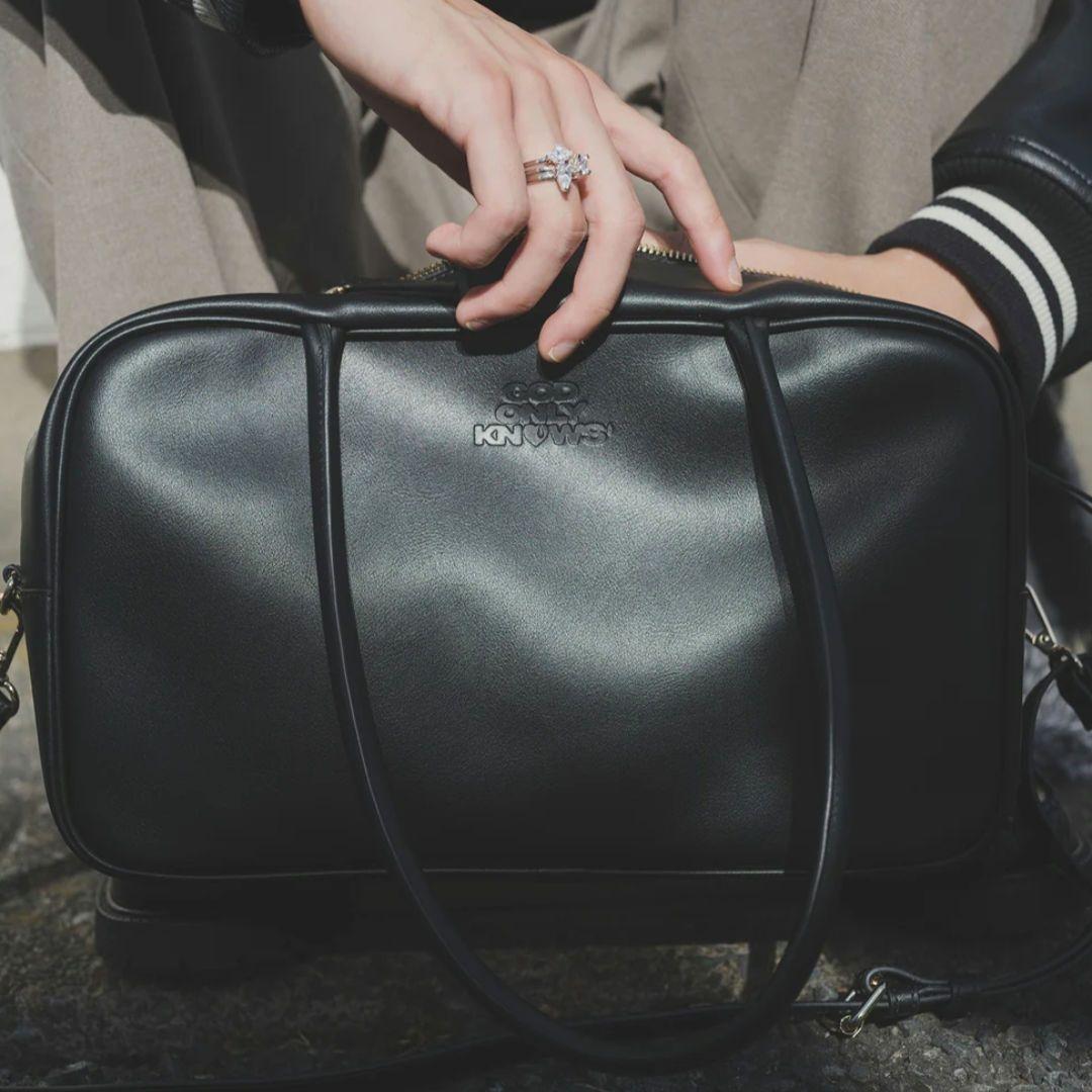 岩田剛典　フェイクレザーハンドルバッグ　GODONLYKNOWS GOK