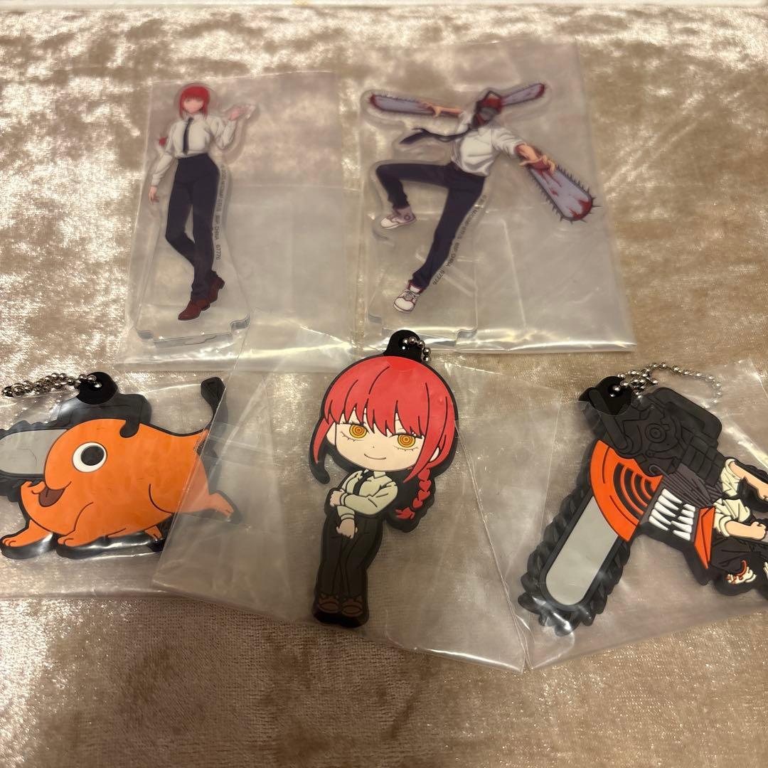 チェンソーマン 一番くじ アクリルスタンド ラバーチャーム セット