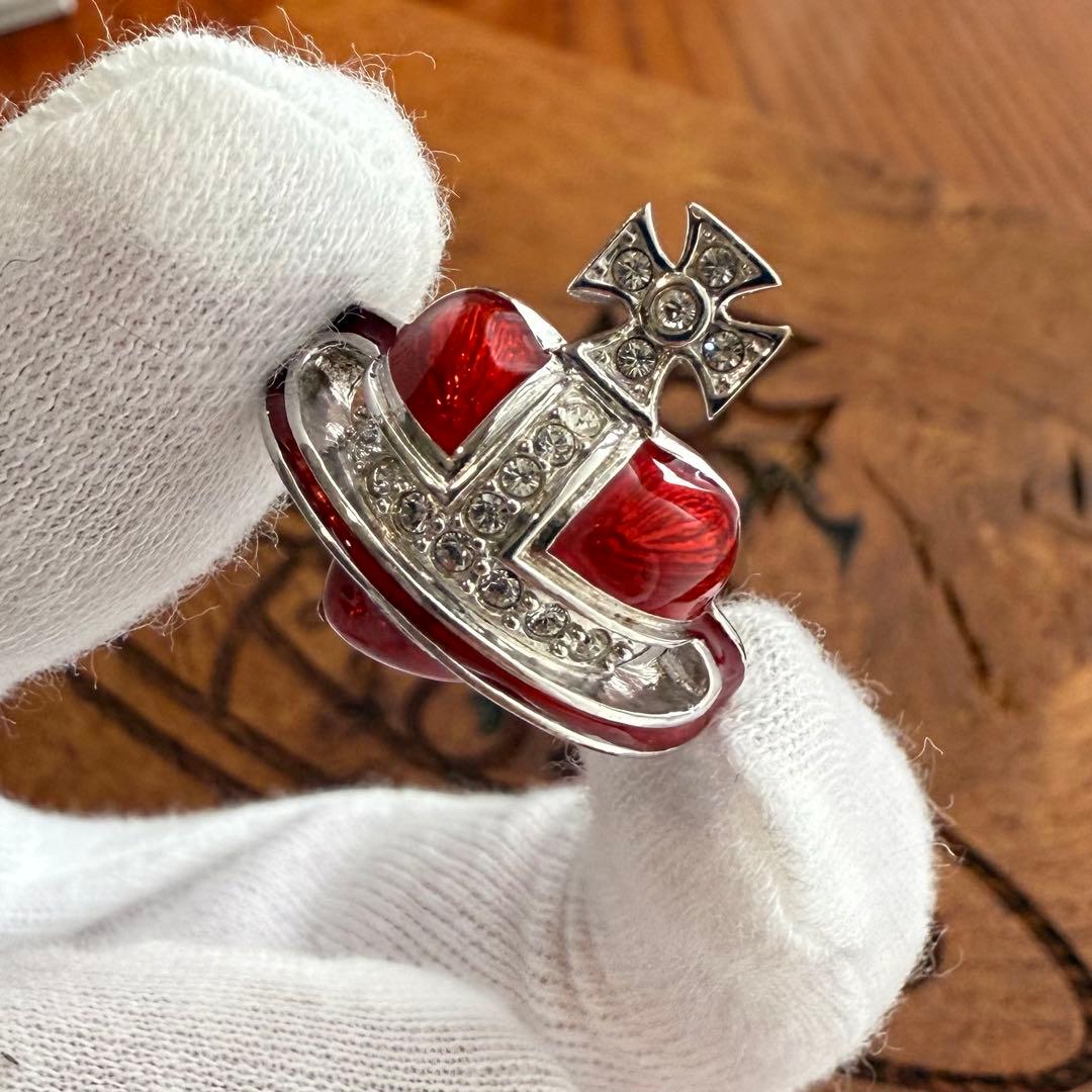極美品/廃盤/VivienneWestwood ディアマンテハートオーブリングM