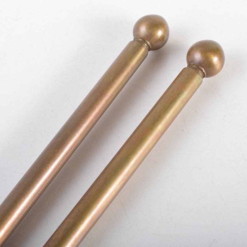 茶道具 釜師 名越弥五郎作 古銅 宣徳 宝珠頭火箸 共箱 C 6220 - メルカリ