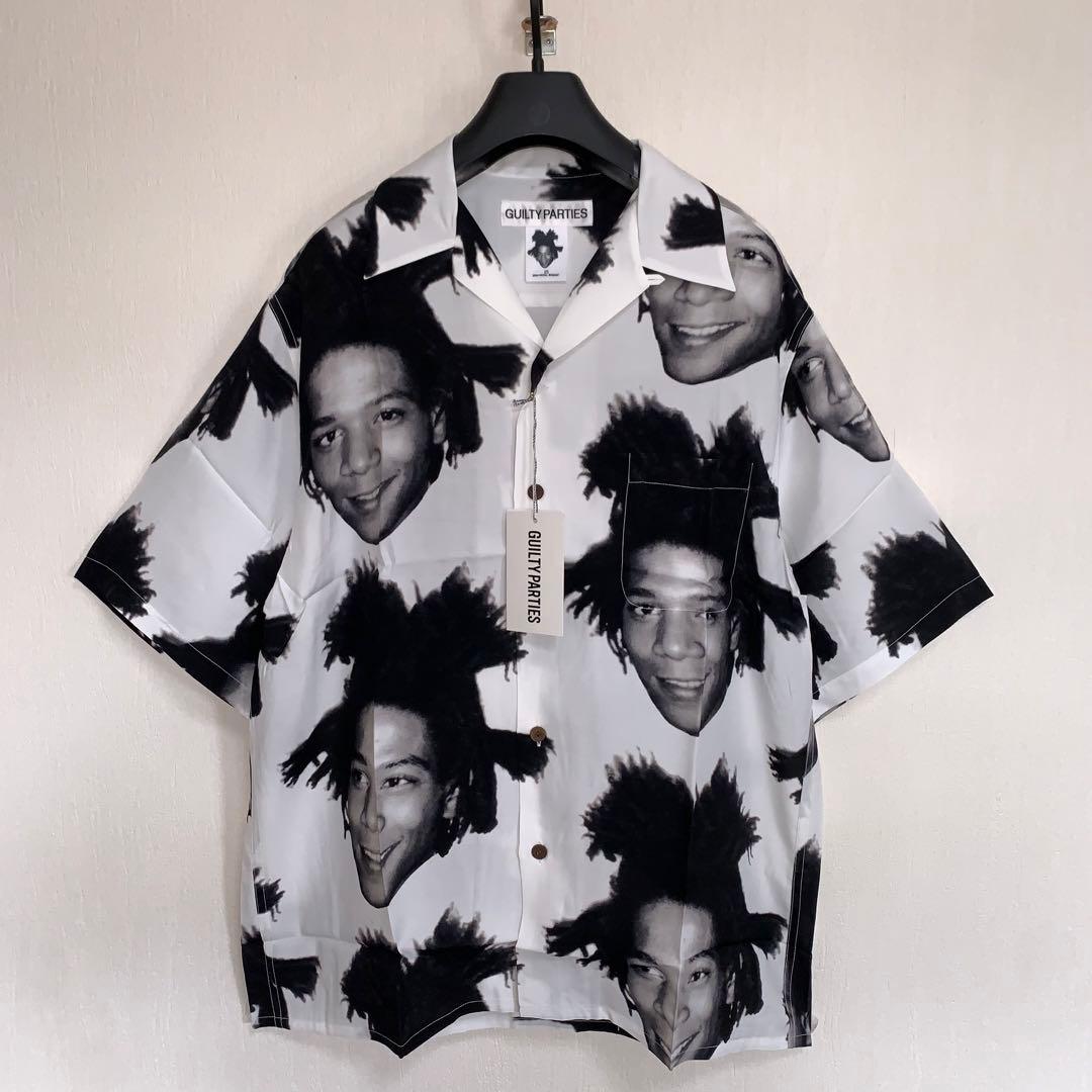 M白【WACKOMARIA】BASQUIAT SHIRT／新品タグ付 WACKO MARIA×Jean-Michel Basquiat (ワコマリア × ジャン・ミシェル