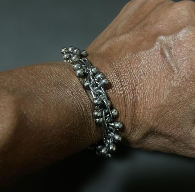 Vitage メキシコ シルバー パール DNA ブレスレット - メルカリ