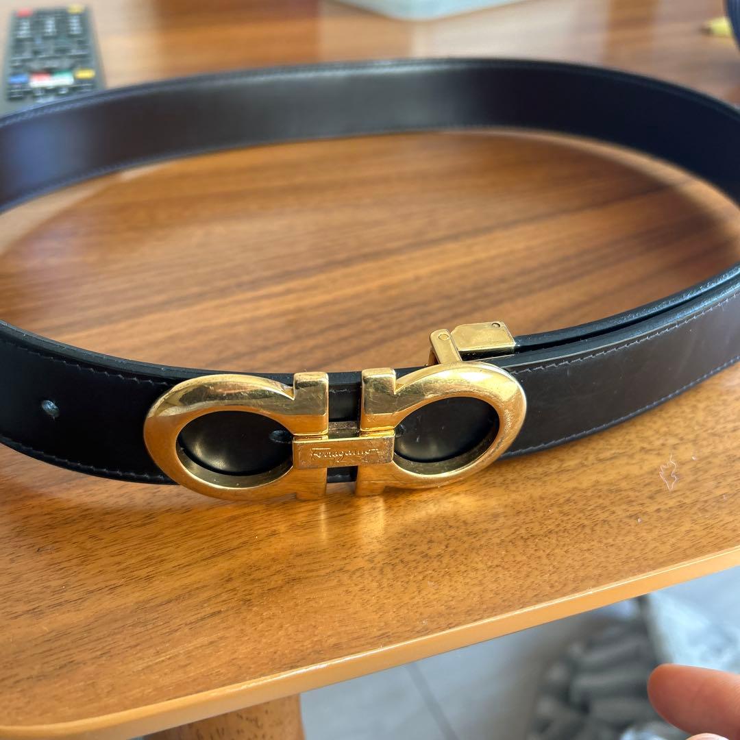 フェラガモ　ベルト　ゴールド FERRAGAMO（フェラガモ） 【LaGアウトレット】Salvatore Ferragamo