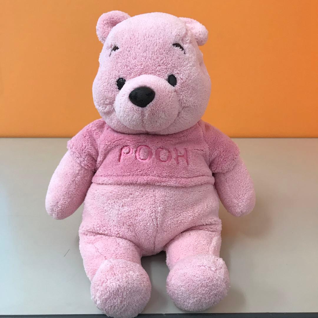 ディズニーストア くまのプーさん ピンク ぬいぐるみ - メルカリ