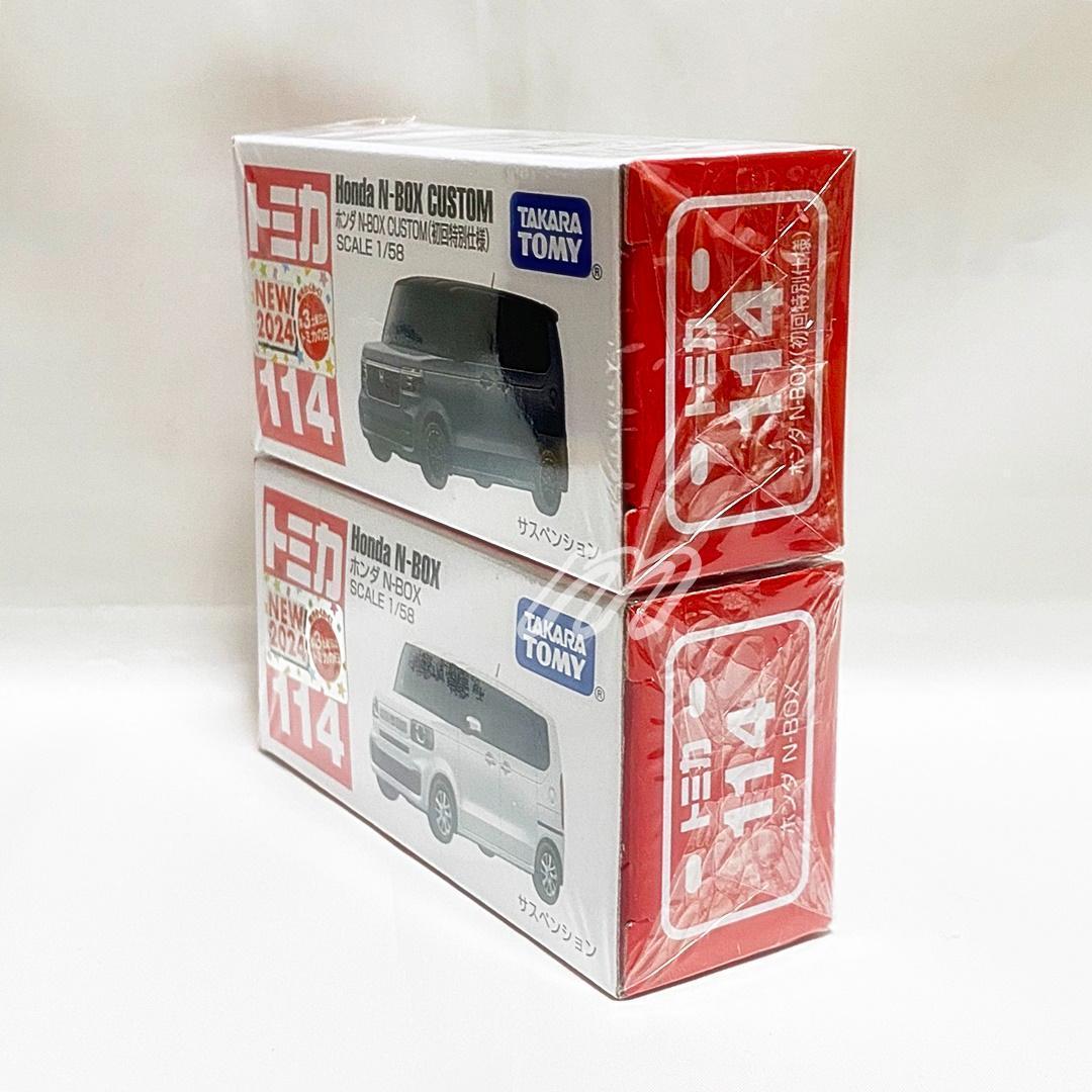 トミカ No.114 ホンダ N-BOX CUSTOM(初回特別仕様)＆通常版 - メルカリ