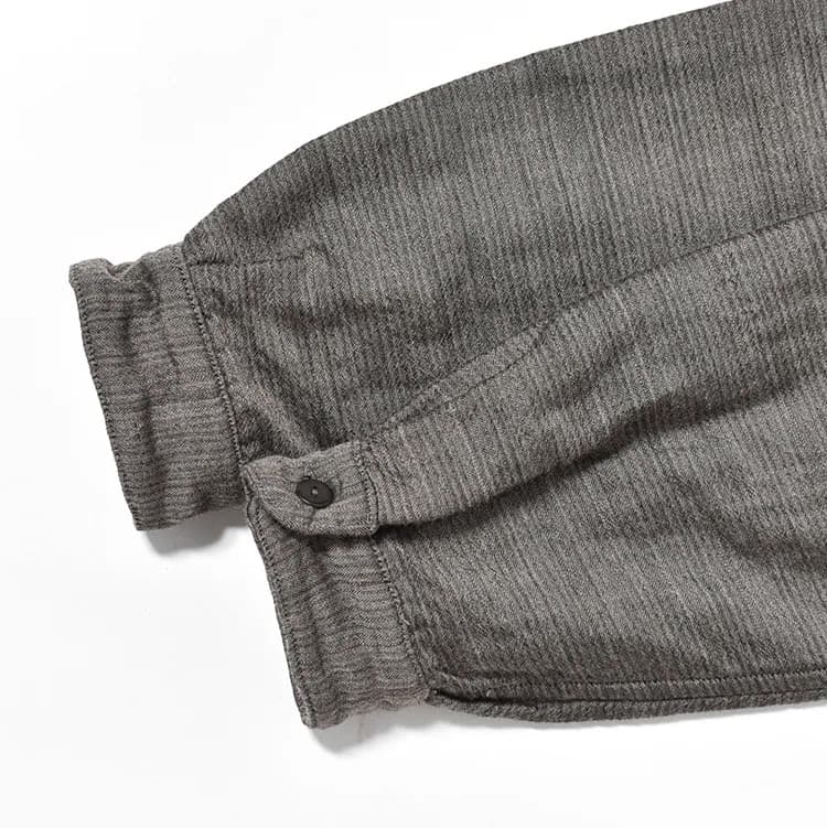 MITTAN 毛綿三重織シャツ 灰がさね サイズ2 ミッタン ミタン - メルカリ