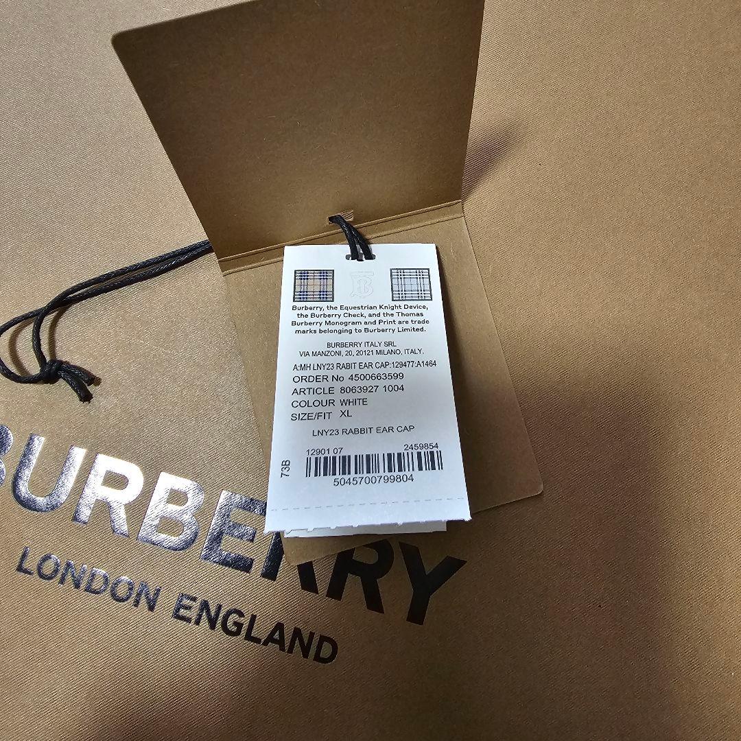 BURBERRY RABBITEAR CAP バーバリー　ラビットイヤーキャップ