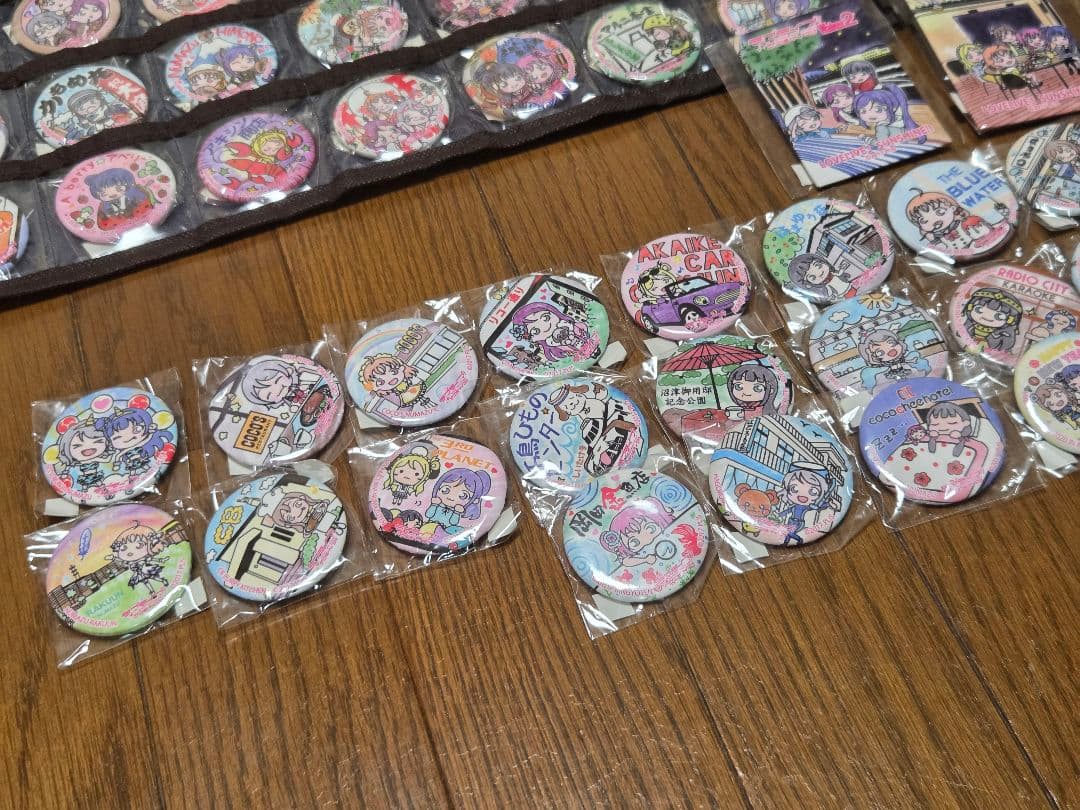 ラブライブ! サンシャイン!! 沼津まちあるき 缶バッチ & スクエア缶 大量！