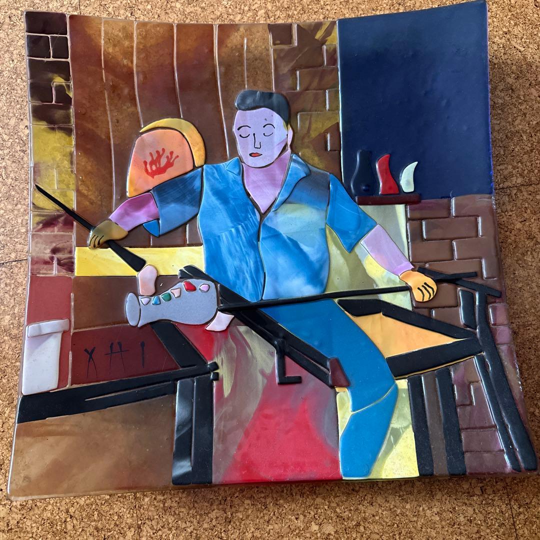 ガラスのお皿　37cm 楽天市場】ガラス イマージュ リムプレート 24cm ガラス食器 洋食器