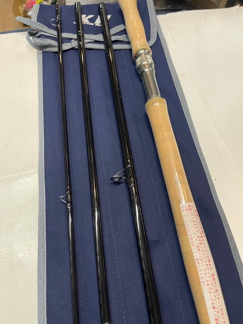 KⅡ猫王14.8ft 9/10 フライフィッシング フライロッド フライリール