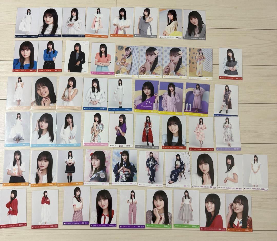 乃木坂生写真バラ売り　遠藤さくら　与田祐希　山下美月