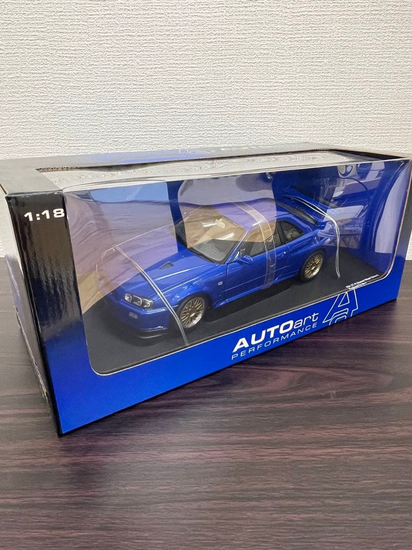 オートアート1/18 be-J世界限定500台 R34スカイラインGT-R - メルカリ