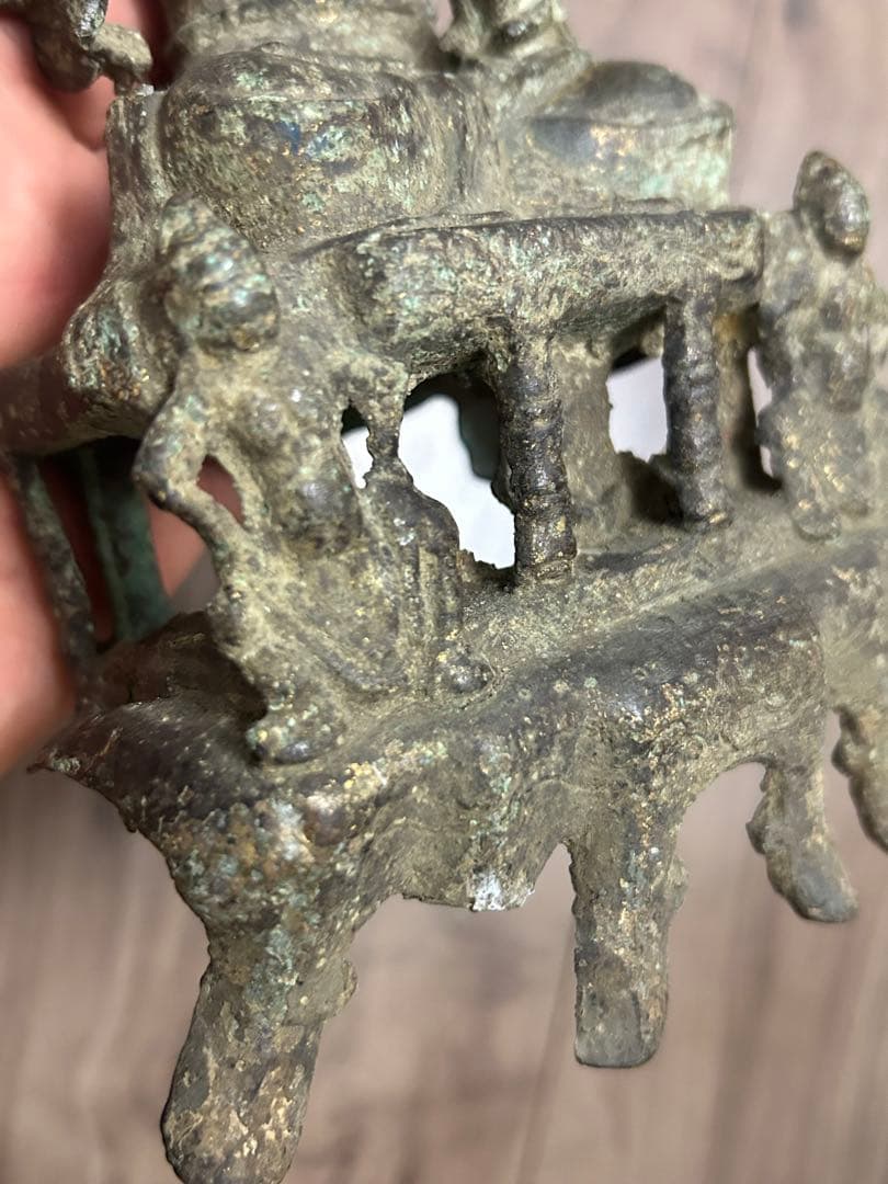 古董 中国明時代 觀音銅像 旧家藏出し - メルカリ