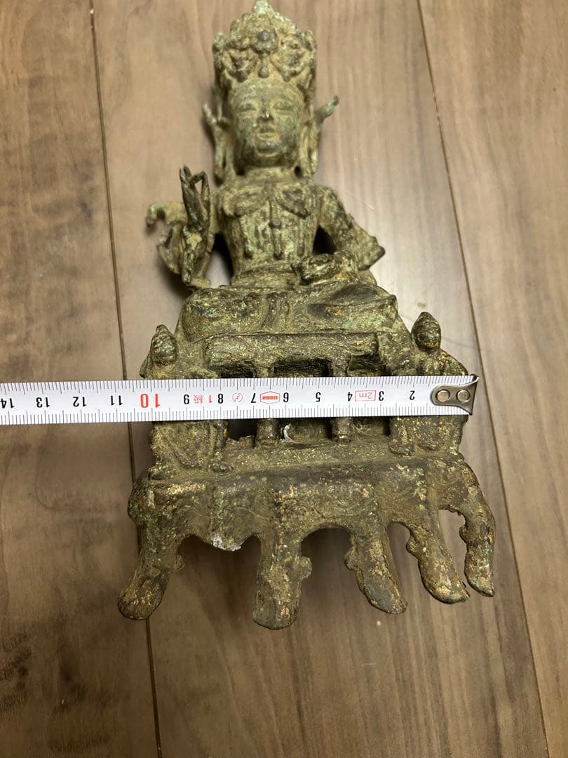 古董 中国明時代 觀音銅像 旧家藏出し - メルカリ