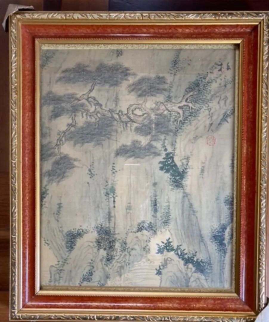 梅澤仲人氏の絵画です。 群衆の人』 #日本画 #日本画家 #絵画 #岩絵具 #和紙 #麻紙 #染料 #原澤