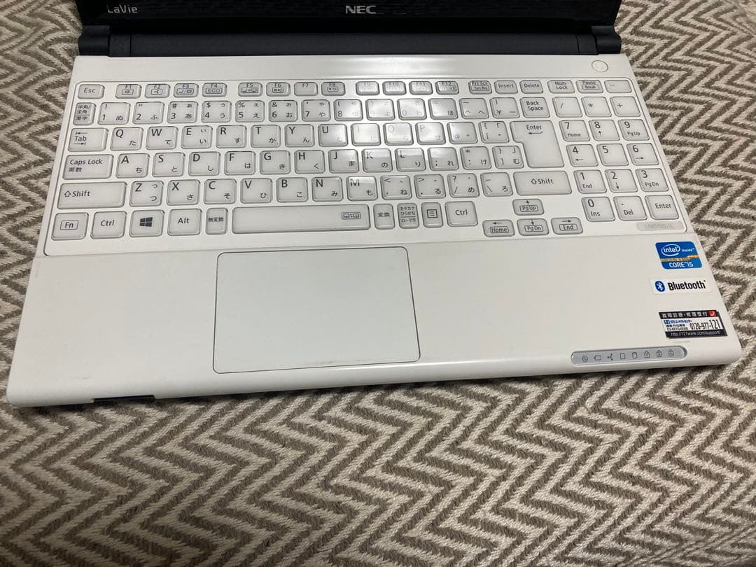 再値下げ】NEC ノートPC｜PC-LM550LS6W｜初期化済｜動作確認済 - メルカリ