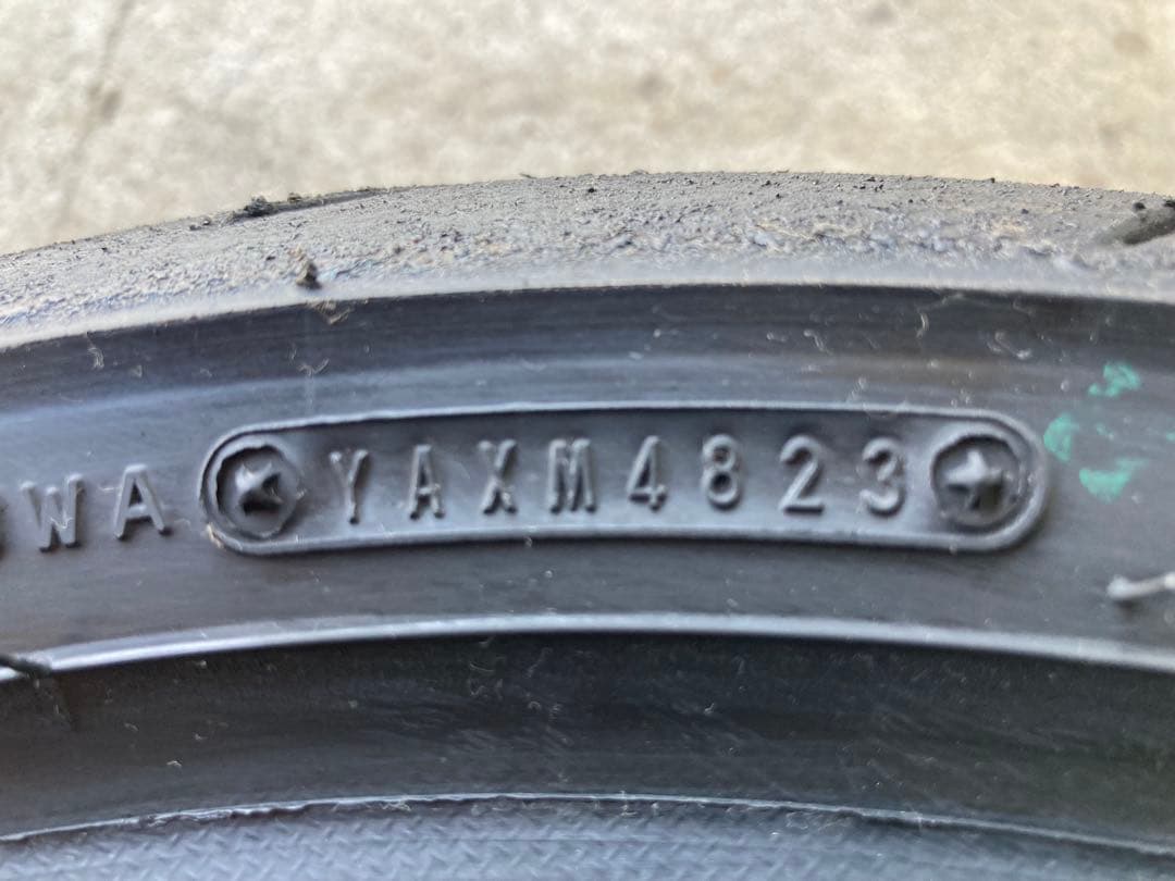 中古　ダンロップ　α13 sp H 前後　2023製　110/150-m1