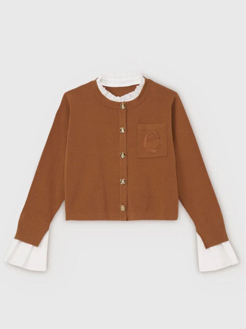 ♡ eimy istoire Attached collar カーディガン ♡ - メルカリ