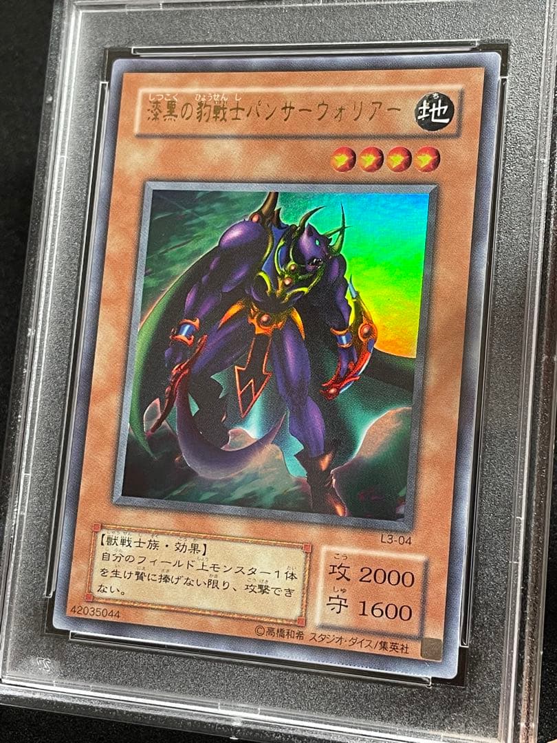 【希少！】PSA10 漆黒の豹戦士パンサーウォリアー ウルトラレア 2001年