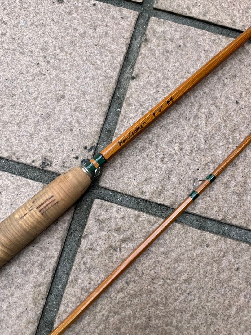 と*も様 自作バンブーロッド　中古 GENIUS ROD MAKER 竹鱒 バンブーロッド Parabolic - 中古 - なんでも