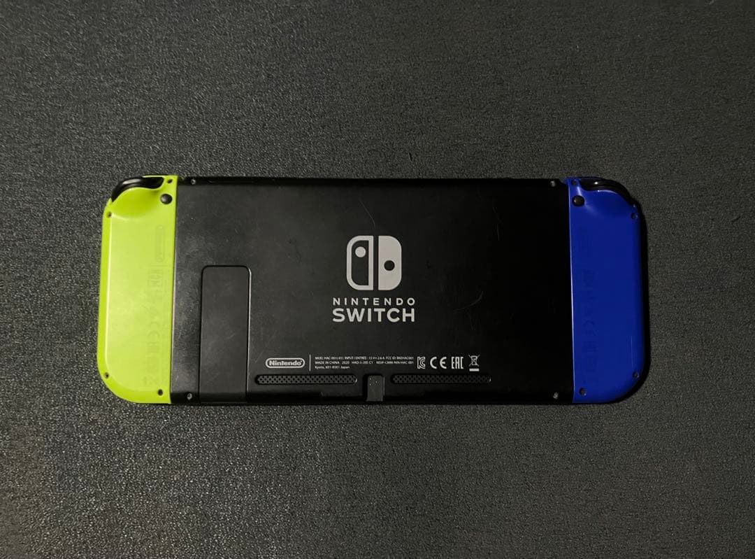美品】 Nintendo Switch 本体 グリーン/ブルー - メルカリ