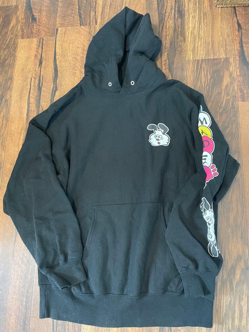 HUMAN MADE フード パーカー 原宿 ヒューマンメイド XL ブラック