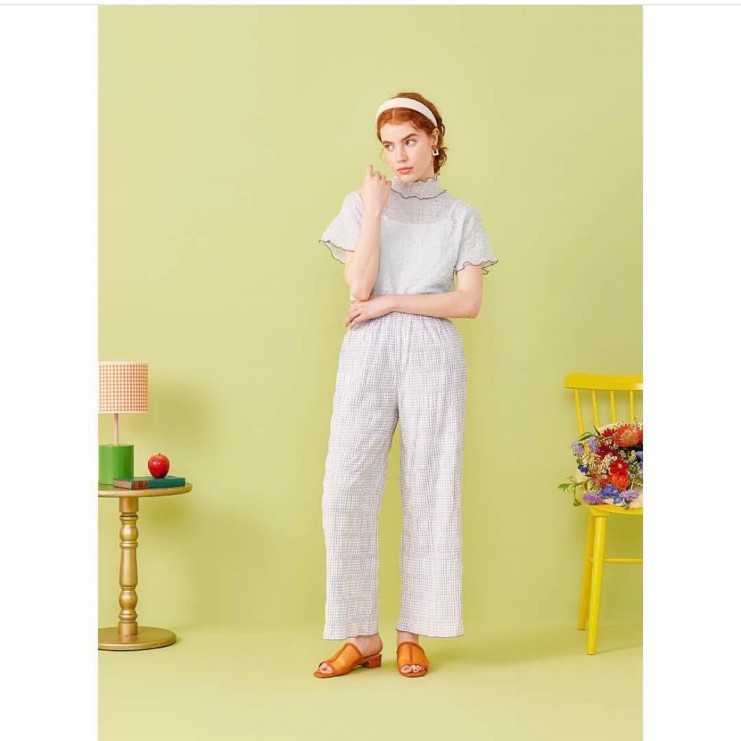 poppy あさぎーにょ メロウシースルートップス アイスブルー - メルカリ