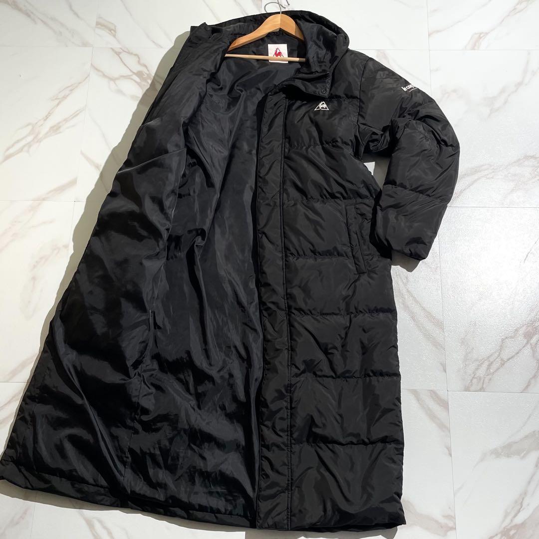 極美品✨】ルコックスポルティフ ロング ダウンコート 黒 フード XL