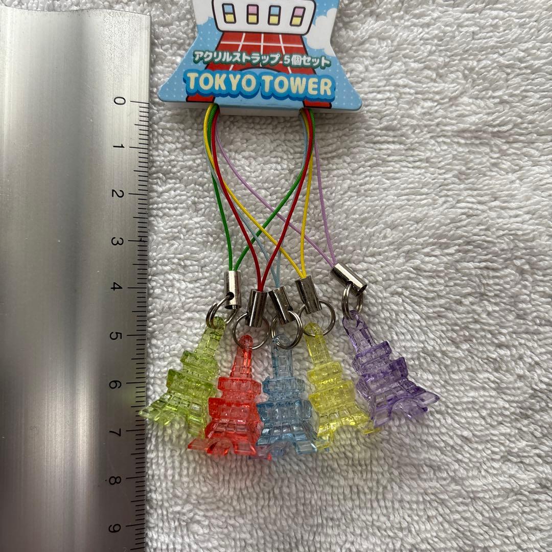 東京タワー アクリルストラップ 5個セット - メルカリ