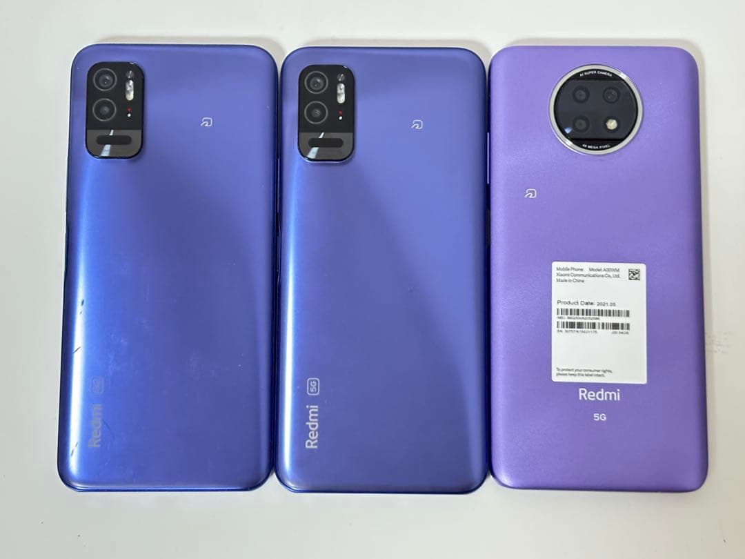 Redmi Note 10T 64G 2台+ 9T 合計3台まとめ ジャンク扱い - メルカリ