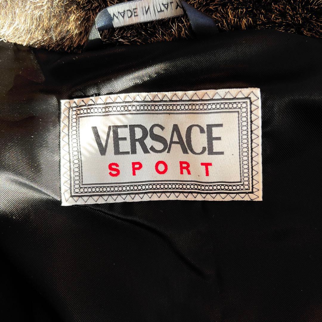 90s Gianni Versace ファー ジャケット ブルゾン ヴィンテージ - メルカリ