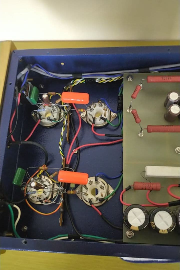 自作 6B4G シングル真空管アンプ