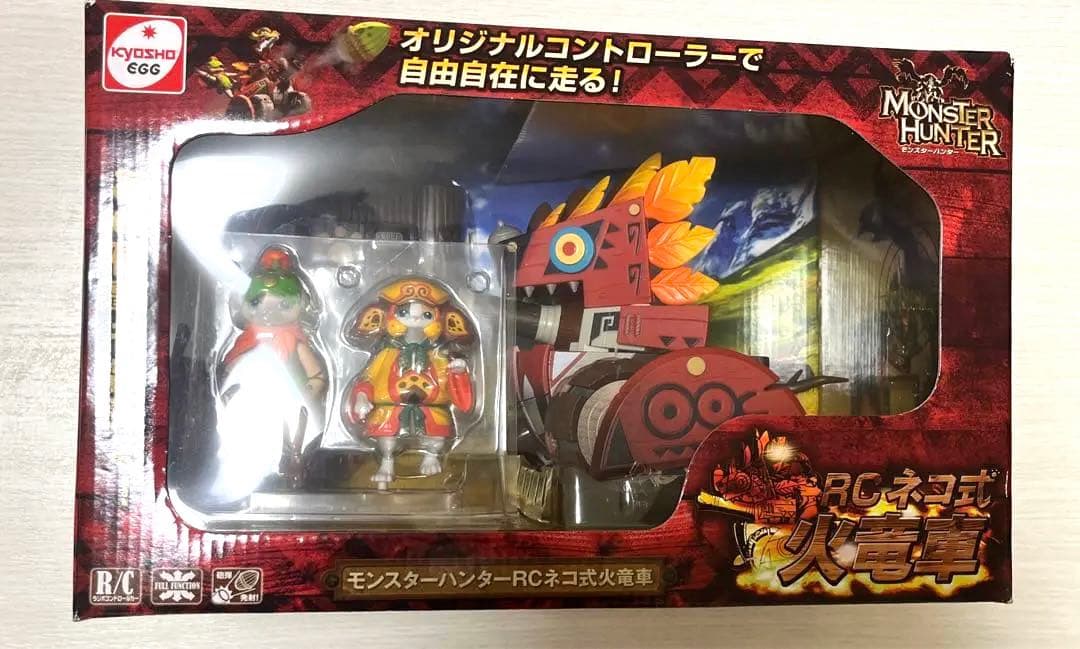 【限定‼️】新品未開封モンハン モンスターハンター アイルー RCネコ式火竜車