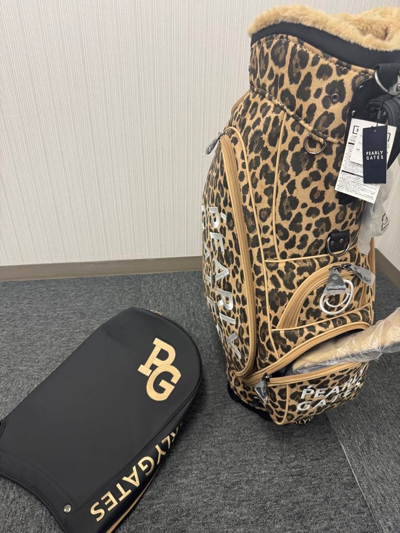 超希少 】パーリーゲイツ ヒョウ柄 キャディバッグ レオパード - メルカリ