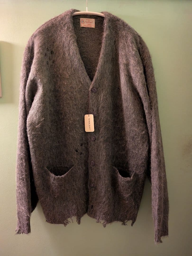 HOTEL USコラボ カーディガン グレー Mサイズ ホテルという名の美容室
