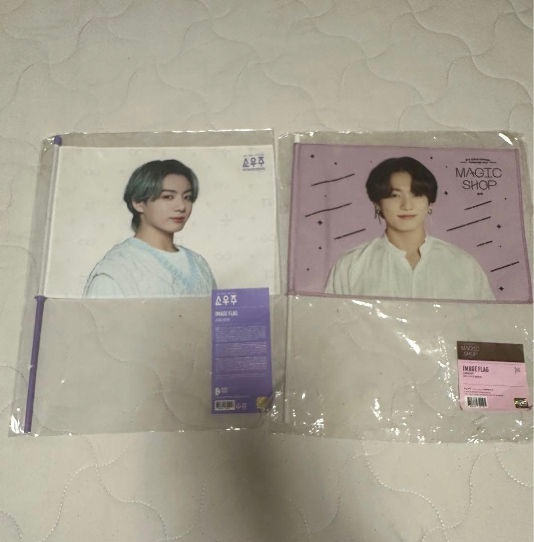 公式】BTS ジョングク グク セット うちわ プレミアムフォト フラッグ