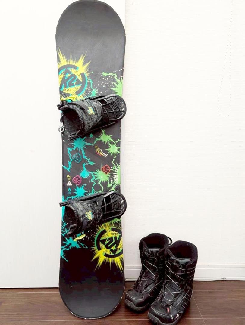 K2 スノーボード(120cm)＆ブーツ(22cm)セット☆ 楽天市場】スノーボード キッズ セット k2の通販