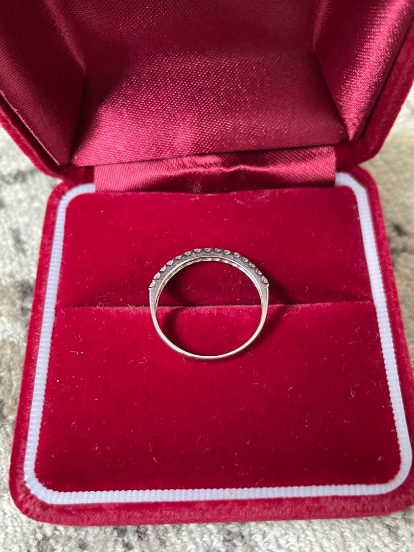 値下‼️プラチナ天然ダイヤモンドエタニティリング　Pt900 0.3ct