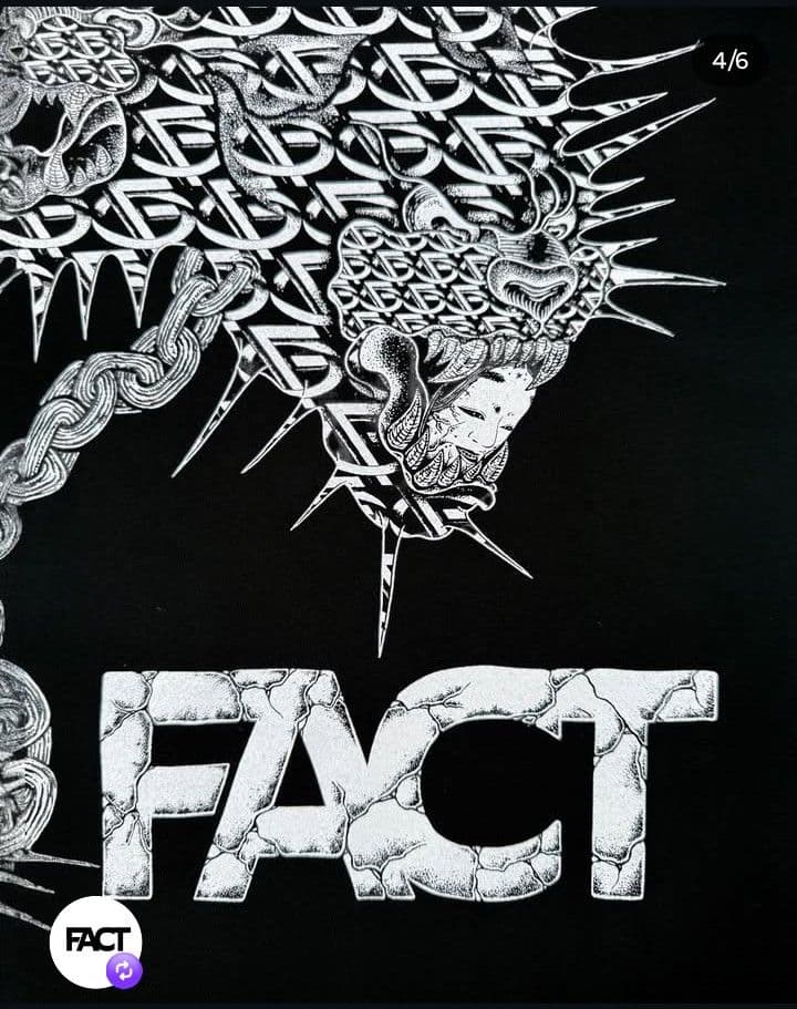 激レア新品　OLDX FACT Tシャツ ブラック Lサイズ