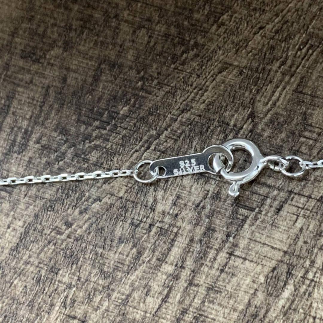 スウィートハートジュエリー勿忘草ダブルハート シルバー ヴィンテージ