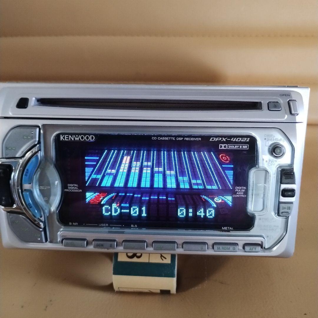 当時物KENWOOD DPX-4021 CDカセットデッキスペアナ - メルカリ