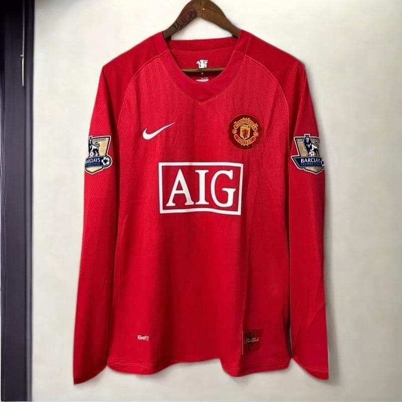 07-08 マンチェスター・ユナイテッド RONALDO 7番 長袖 シャツ - メルカリ