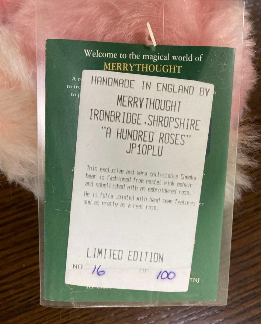 メリーソート　チーキー　イギリス　新品　cheeky 高島屋　限定　レア　ピンク