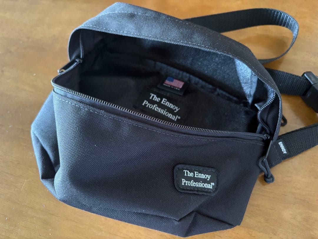 バッグ ENNOY Waist Bag Cordura Nylon \"Black\"