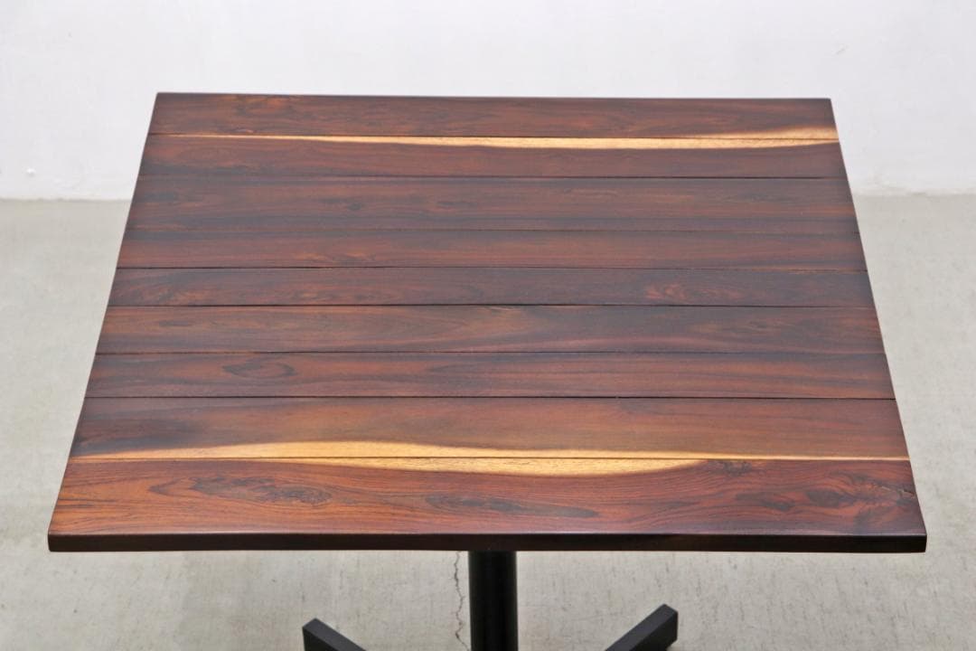 ローズウッド無垢材 ダイニング カフェテーブル モダン ナチュラル