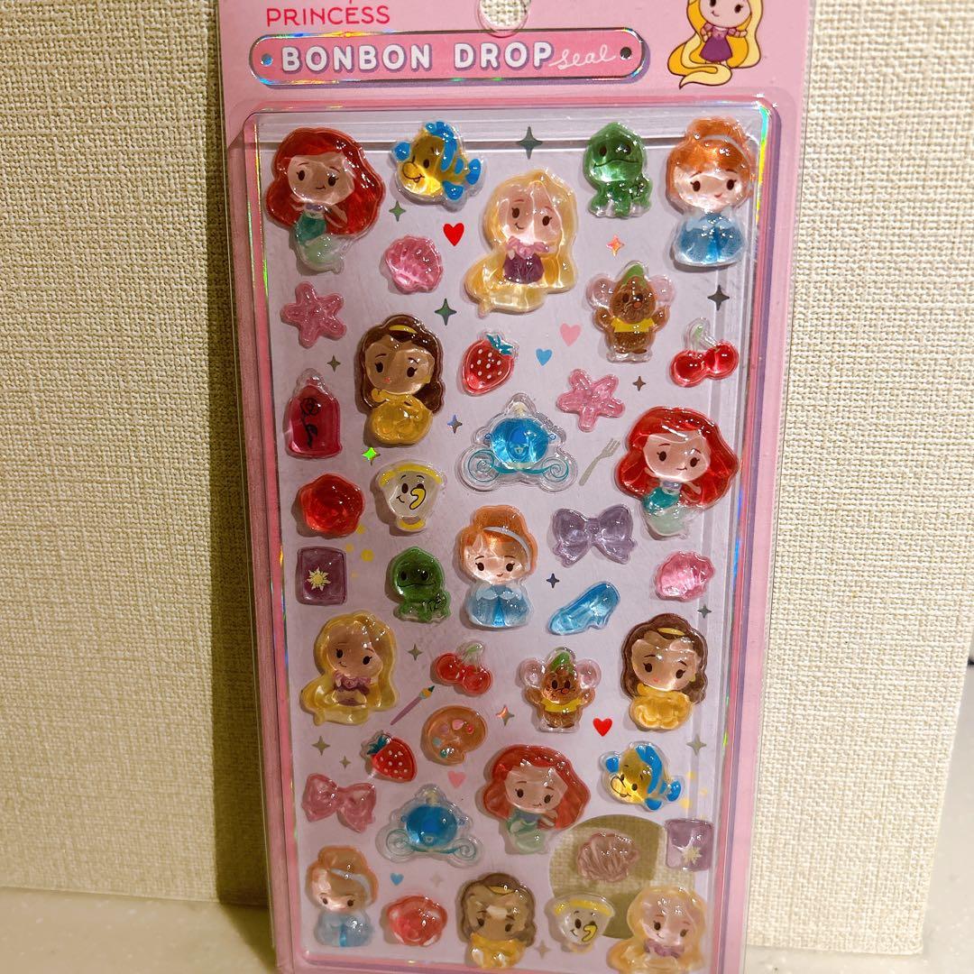正規品】ボンボンドロップシール ディズニー プリンセス - メルカリ