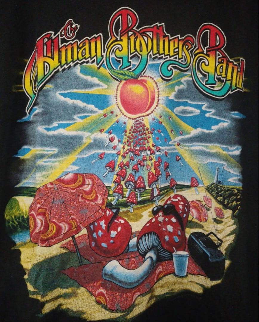 98年製!オールマン・ブラザーズ・バンド“98-ツアー”Tシャツ　黒　XL