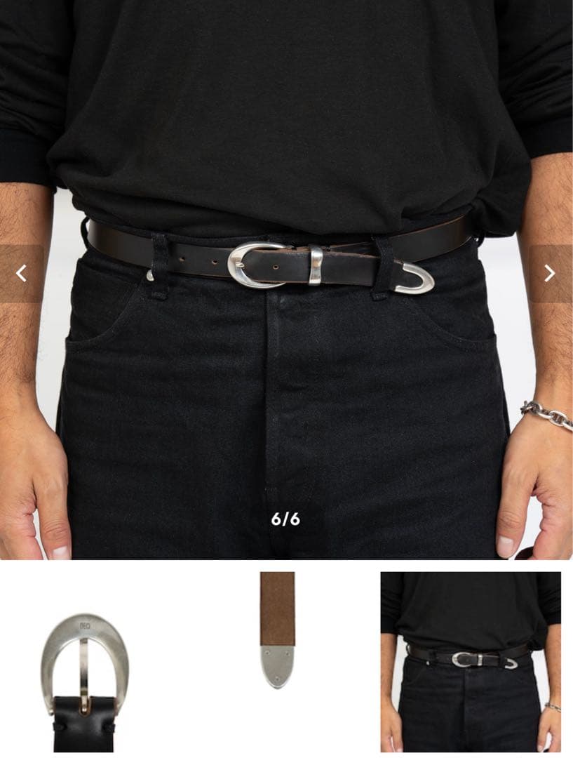 Deci Choromexcel narrow western belt OVY - メルカリ