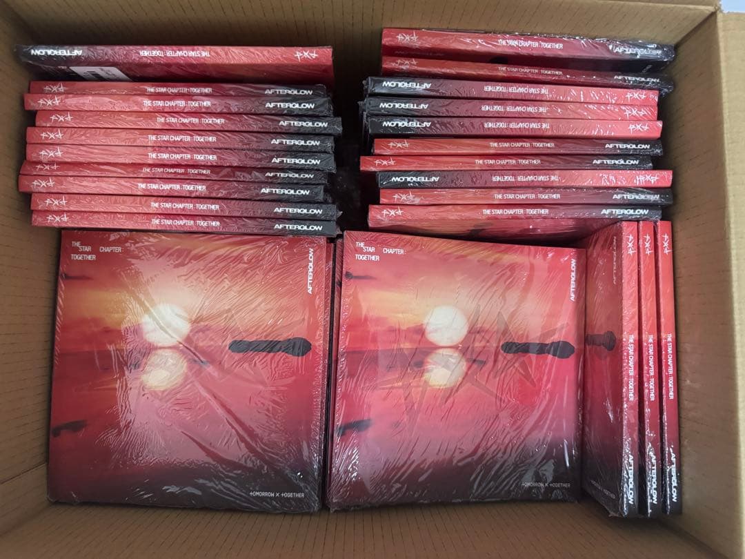 即購入可　TXT TOGETHER Afterglow 50枚　新品未開封　③ TXT - 4th Full Album The Star Chapter: TOGETHER (Afterglow Ver.)