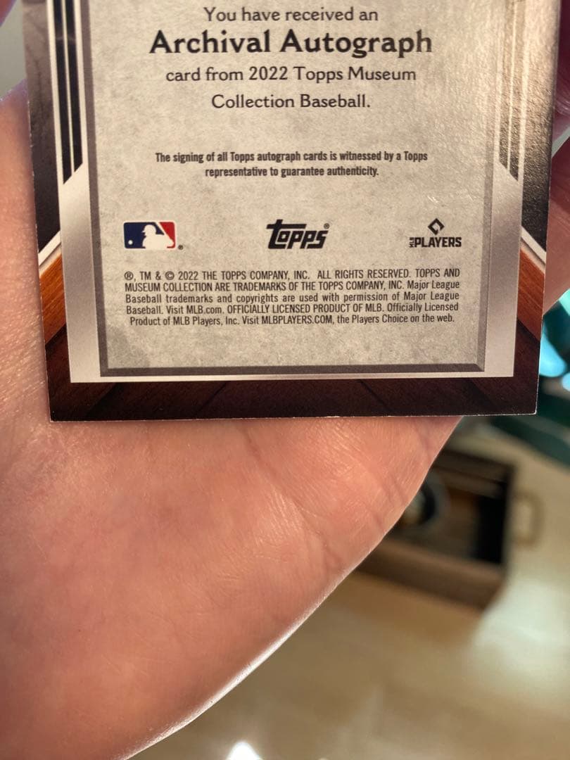 ヌートバー サインカード【世界に1枚】TOPPS ルーキー 大谷翔平 auto